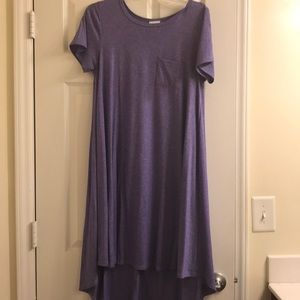 Lularoe Carly - size XS - heathered purple
